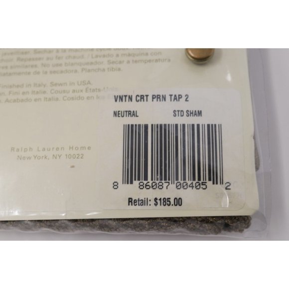 Ralph Lauren Venetian Court Standard Sham New in Packing Free Shipping - Picture 4 of 5